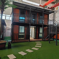 Maison préfabriquée modulaire en acier, écologique et multifonctionnelle, pour bureau/camping/hôpital/magasin, design moderne extensible, luxe, petite taille
