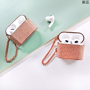 เคส AirPods แบบกลิตเตอร์ทรงกระบอก, TPU+PU ป้องกันรอยขีดข่วน พร้อมสายคล้อง - Product Image 2