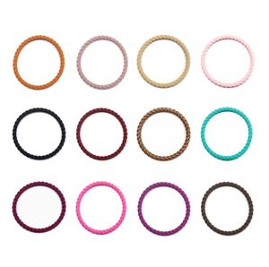 Bracelet en silicone torsadé de petite taille pour femmes, bracelet de sport extensible multicolore, cadeau pour la Saint-Valentin - Product Image 2