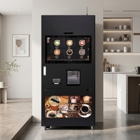 LE 308-G mesin penjual kopi baru bumi dengan pembuat es dan sirup 110V 1600W 900x890x1930mm 228KG