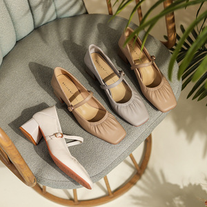 Chaussures à talons hauts pour femmes, chaussures Mary Jane pour filles, sandales à talons, escarpins professionnels pour femmes, chaussures de cérémonie pour femmes d'affaires, chaussures de mariage et de défilé - Product Image 6