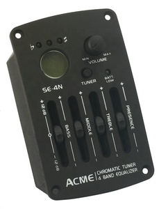 Fabriek Directe Verkoop SE-4N Vier-Segment Eq Gitaar Elektrische Doos Druk-Gevoelige Pickup - Product Image 1