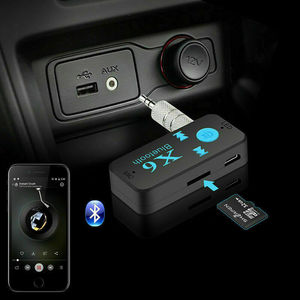 Doonjiey salida de fábrica <span class=keywords><strong>X6</strong></span> inalámbrico Bluetooth 4,1 Audio de 3,5mm AUX música estéreo de coche receptor adaptador Bluetooth <span class=keywords><strong>kit</strong></span> de coche - Product Image 5