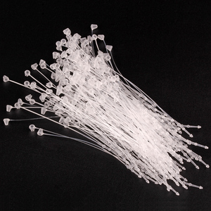 Perni ecologici di blocco ad anello da 3 pollici a 10 pollici in plastica PP per l'imballaggio di indumenti e uso della borsa 1000 pz/lotto - Product Image 4