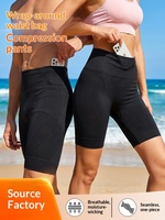 Short de compression trois-quarts en nylon pour la course de marathon et la course de longue distance, idéal pour l'entraînement en extérieur et la compétition, coupe ajustée, pour hommes et femmes