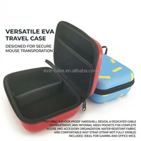 Aenllosi Étui de protection rigide à fermeture éclair en EVA pour souris sans fil Logitech MX Master 4/3/3S/2S Noir (Étui uniquement)