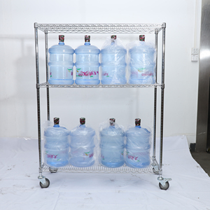 Giá để hàng bằng thép mạ crôm siêu bền, bán chạy, có thể tùy chỉnh, sản xuất theo yêu cầu (OEM), giá đỡ công nghiệp chống tĩnh điện với khung thép bốn bánh xe - Product Image 5