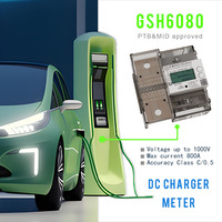 Medidor electrónico de CC único GSH6080 para estaciones de carga EV, uso Industrial, medidor de kWh de riel Din, medidor de energía