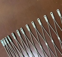Filet à oiseaux en corde métallique tissée personnalisable, maille flexible en câble d'acier inoxydable pour zoos, parcs, faune, soudage et découpe aux États-Unis