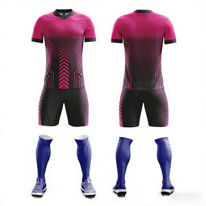 Ensemble de football personnalisé avec logo en sublimation intégrale, unisexe, hommes, femmes, club, <span class=keywords><strong>maillot</strong></span> d'entraînement professionnel pour match - Product Image 5