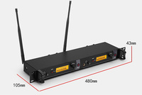 Système de Monitoring Intra-Auriculaire Sans Fil à Six Canaux pour Scène, Studio d'Enregistrement, Musiciens