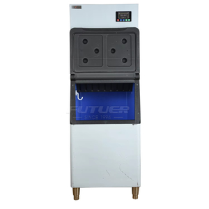 Machine à glaçons industrielle en acier inoxydable 110V, capacité de 200 kg de blocs de glace - Product Image 3