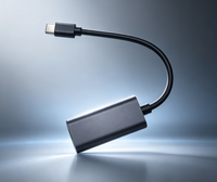 Carte de capture vidéo HD 1080P 60fps vers USB C avec fonction Plug and Play sans pilote pour le streaming de jeux en direct et l'enregistrement OBS