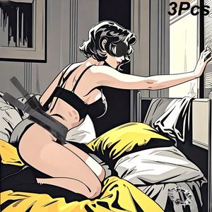 3 Anillos de Bloqueo de Esperma para Pene, Equipo de Restricción BDSM, Juguetes Sexuales Eróticos para Adultos, Parejas, Antifaz Exótico, Látigo - Product Image 4