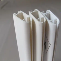 Profils extrudés en PVC/UPVC écologiques et flexibles sur mesure pour rails de rideaux, tringles, supermarchés et accessoires de mobilier