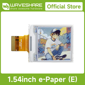 กระดาษอิเล็กทรอนิกส์ขนาด 1.54 นิ้ว (E) Waveshare กระดาษอิเล็กทรอนิกส์ขนาด 1.54 นิ้ว (E) E6 หน้าจออีอิงค์สีเต็มรูปแบบพร้อมอินเทอร์เฟซ SPI ความละเอียด 240 × 240 พิกเซล K417 - Product Image 1
