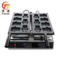 110V 220V griffes de chat en forme de gaufrier animal antiadhésif électrique Mini gaufrier Machine pour voiture ménage hôtel utilisation commerciale