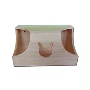 บ้านแมวไม้พับได้ทำจากไม้ลายสัตว์บ้านแมวแข็งออกแบบอย่างสวยงาม - Product Image 2