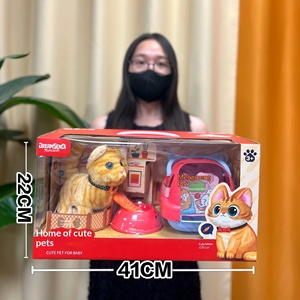 Juguete Infantil, Peluche Eléctrico de Simulación, Conejo Blanco, Golden Retriever, Puede Caminar, Puede Llamar, Muñeco de 22 cm, Portátil, Unisex - Product Image 4