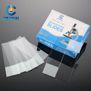 연구실용 CORDIAL 7109 컬러 프로스트 한쪽 면 폴리싱 마감 현미경 슬라이드 - Product Image 6