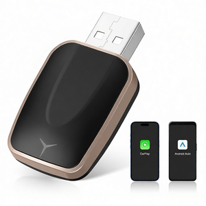 Adaptateur sans fil 2 en 1 CarPlay et Android Auto, dongle CarPlay filaire vers sans fil, boîte d'interconnexion universelle pour autoradio - Product Image 2