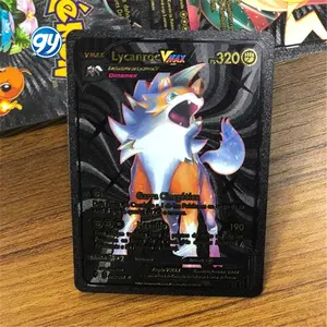 Nouveau produit or 55 pièces/boîte Booster carte pokémon carte à jouer pour enfants