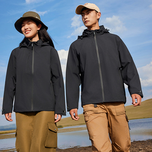 Áo khoác polyester mềm mại tùy chỉnh cho leo núi mùa đông, đi bộ đường dài, chống gió, chống thấm nước, thoáng khí, cổ đứng, khóa kéo, size 3XL - Product Image 4