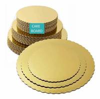 Placas redondas para Tartas, Base de cartón, Grado Alimenticio