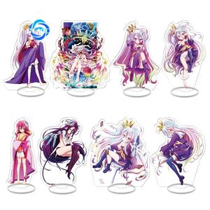 Pas de jeu pas de vie support acrylique Sora Shiro <span class=keywords><strong>Anime</strong></span> décor de bureau <span class=keywords><strong>Isekai</strong></span> Fantasy - Product Image 1