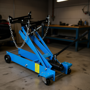 Gato hidráulico de transmisión de baja altura de 2200 lb de capacidad, de acero, para mantenimiento de vehículos - Product Image 2