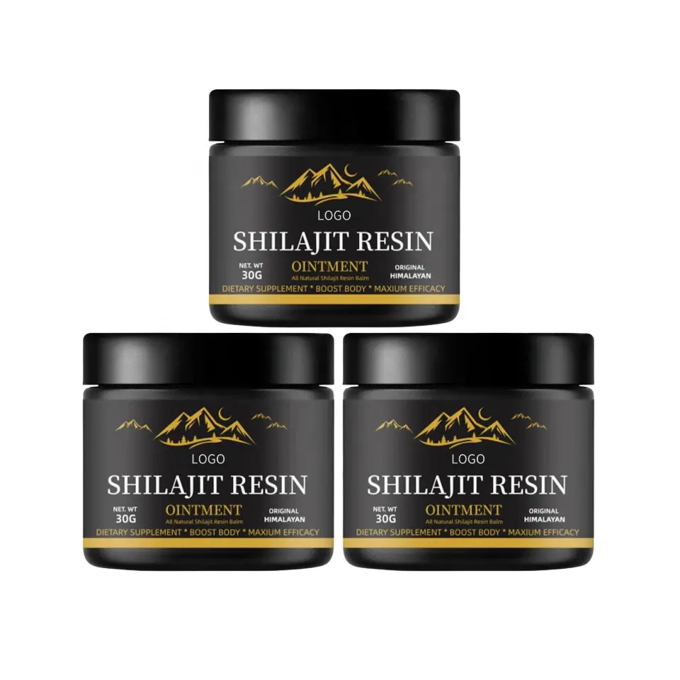 Vente en gros 100% naturel extrait de Shilajit de l'Himalaya pâte d'acide fulvique résine de Shilajit