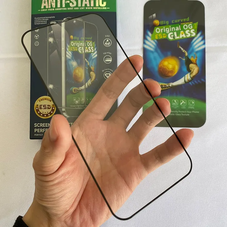 Wholesale High Quality 9h Anti scratch For iphone 14 13 Tempered Glass Screen Protector