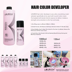 LOURICH Crema Perossido per Capelli Professionale 3% 6% 9% 12% 100% Testata ed Efficace, Sviluppatore di Colore per Capelli per Salone - Product Image 2