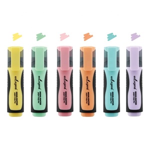 Nuovo Design pennarello con testo Color <span class=keywords><strong>pastello</strong></span> <span class=keywords><strong>evidenziatore</strong></span> penna cancelleria ufficio e stile scuola scalpello <span class=keywords><strong>evidenziatore</strong></span> - Product Image 3