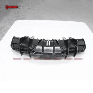 ลิ้นดิฟฟิวเซอร์หลังคาร์บอนไฟเบอร์แบบแห้งสำหรับ Lamborghini Revuelto รุ่น MSY สไตล์กันชนหลัง อะไหล่ตกแต่งรถยนต์ - Product Image 6