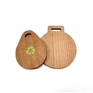 Móc Khóa Gỗ Nfc In Mã Vạch QR Tùy Chỉnh Móc Khóa Chìa Khóa Fob Thẻ Khách Sạn - Product Image 4