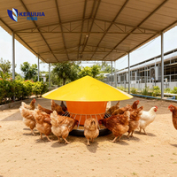 Nouveau distributeur automatique de nourriture pour poulets, mangeoire en plastique facile à utiliser