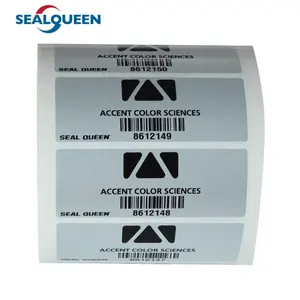 Custom Self Adhesive Tamper Proof Seal Stickers Security Packing Label With Serial Number Printing