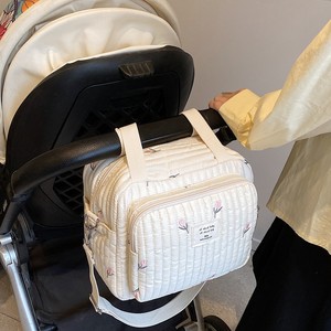 Bolsa de pañales de diseño de moda, bolsa multifunción para bebé, mamá, bolsa de viaje de maternidad, bolsa de almacenamiento acolchada para cochecito - Product Image 4
