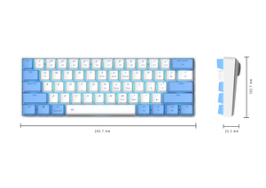 <span class=keywords><strong>Clavier</strong></span> de jeu multimédia étanche, 61 touches, double mode, pour <span class=keywords><strong>gamer</strong></span>, <span class=keywords><strong>sans</strong></span> <span class=keywords><strong>fil</strong></span>, offre spéciale, - Product Image 6