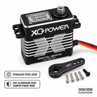 Servomoteur Monster Truck Crawler XQ-S8050D 54kg Étanche Sans Noyau Numérique à Couple Élevé Engrenage en Acier Inoxydable 8.4V pour Voiture RC