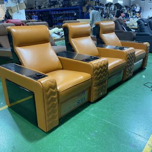 Sillones de cine para casa โซฟาผู้เอนกายบ้านเฟอร์นิเจอร์โรงละครไฟฟ้าเก้าอี้โรงหนังที่นั่งโรงภาพยนตร์หรูหรา - Product Image 1