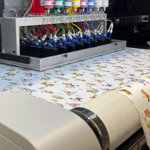 Émulsion acrylique SH4829 avec une texture douce agréable, formule stable pour la production d'impression textile industrielle. - Product Image 3