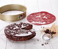 Moule à gâteau rond profond en acier au carbone antiadhésif de 10 pouces avec fond amovible
