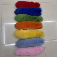 Vente en gros usine : Porte-clés queue de renard véritable et moelleuse, avec fermoir métallique détachable, breloque de sac en fourrure pour sac à main, décoration de costume de cosplay
