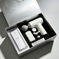 Appareil de massage du cou en deux parties personnalisé, emballage cadeau de luxe, plateau blister pour marque de beauté