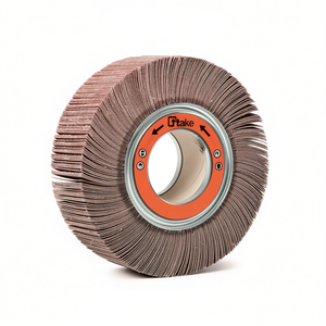 Ttake Flap Wheel Abrasive Cloth Corundum 200x30x54 Mm With Hole For Metal Grinding - Product Image 2