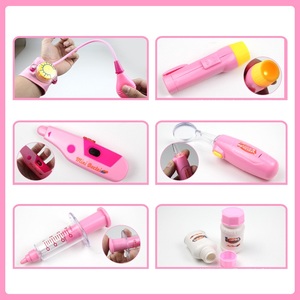 Coffret médical pour enfants avec stéthoscope à sons de battements cardiaques et lumières, jeu de docteur pour garçons et filles - Product Image 6