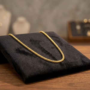 Collar de Cadena con Volantes Chapado en Oro de 14K, 18K, 24K al por Mayor, Diseño Moderno de Cadenas de Latón, Collares de Moda - Product Image 5