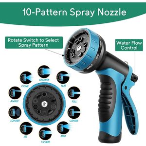 Manguera Mágica de Látex Flexible y Expandible para Lavado de Coches y Jardín, de 3/4 de Pulgada, 25, 50, 75, 100, 150 Pies, con Precio Económico - Product Image 4